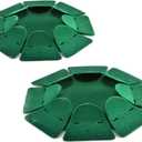 2pcs Green All-Direction Putting Cup Golf Training Hole Practing Cup Aid Indoor/ Outdoor