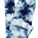 Tween Lularoe Kids Leggings Denim Tie Dye Acid Wash Blue White NEW 49602, Pack of 2