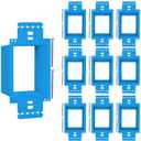 BWP 10 Pack Electrical Outlet Box Extender 1 Gang - Electrical Box Extender with 20 Screws -Single Gang Box Extender Outlet