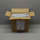 Amazon Basics 3 Ring Binders, 1.5 Inch D-Ring Organizer for School, Home Office, White, 4 Pack