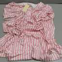 Ekouaer Nightgowns for Women Button Down Night Gowns Short Sleeve Sleep Shirt V Neck Nightshirt Soft Sleepwear Pajams Dress (Pink, XL)