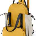 7L Convertible Sling Bag for Women, Small Nylon Backpack Purse, Waterproof Cute 3 in 1 Mini Travel Daypack, Crossbody Sling Bags with Detachable Waist Pack, Yellow