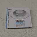 Homedics SoundSleep White Noise Sound Machine, Silver, Small Travel Sound Machine with 6 Relaxing Nature Sounds, Portable Sound Therapy for Home, Office, Nursery, Auto-Off Timer, by Homedics