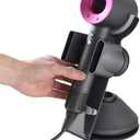 I'smartmoon Hair Dryer Stand Holder for Dyson Supersonic, Aluminum Alloy Bracket Power Plug Holder, Bathroom Organizer for Dyson Supersonic hairdryer Care Tools (Gray)