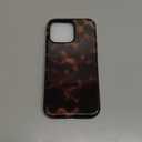 Jusy Compatible with MagSafe Brown Tortoise Shell Print Phone Case for iPhone 15 Pro Max, Amber Trendy Luxury Magnetic Soft TPU and Hard PC Protective Phone Cover for Women Girls - Tortoise Shell