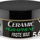 Turtle Wax Hybrid Solutions Ceramic Graphene Paste Wax for Car Detailing, High Gloss Shine, Extreme Water Beading, Long-Lasting Protection, for Paint, Glass Metal, Wheels and More, 5.5 oz (Pack of 1)