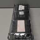 NESOMI Shower Caddy Adhesive Shower Organizer 7-Pack, Rustproof Stainless Steel Bathroom Shelves, Large Capacity No-Drill Rack Storage Accessories with Soap Dish Toothbrush Holder &24 Hooks Home Decor (7-Piece Set, Black)