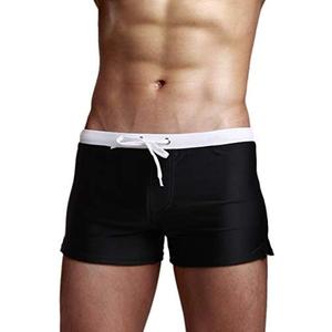 TONLEN Mens Swimwear Short Swim Trunks with Zipper Pocket XL