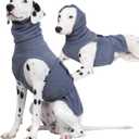 ROZKITCH Thunder Coat for Dogs Anxiety with Hood, Calming Coats for Lightning, Fireworks Travel, 4th of July, Vet Visits, Anxiety Vest for Large Dogs Blue 3XL