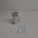 Milk Frother, 4-in-1 Milk Frother and Steamer, 10.1oz/300ml Automatic Hot and Cold Foam Maker and Milk Warmer, Electric Milk Frother for Coffee, Latte, Cappuccino, Matcha(White)