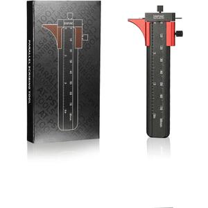 Model Tool Parallel Line Scribing Tool, Ruler with Adjustable Edge Guide