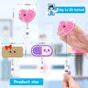 3 x 3 Pcs Nurse Badge Reel,Cute Nurse Badge Reels Retractable, Funny Glitter Pill Bandage Heart Badge Holder for Nurses Doctors Medical Assistant