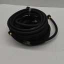 3 Pack Short Soaker Hose 15 Ft for Garden Beds, 1/2 50 ft Soaker Hose for Foundation Watering, 70% Water Saving Drip Hose Irrigation for Lawn, Landscaping, Garden (15 FEET x 3PACK, Black)