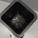 6 Pack Bed Furniture Risers, 6 Inch Quality Plastic Couch Lift Risers Stackable Black Bed Legs for Sofa, Chair, Cabinet, Desk, Supports up to 2200 Lbs per Leg