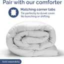 Duvet Cover Cal King Size Set - Extra Soft Cal King Duvet Cover 104" x 98" with 2 Pillow Shams - Hotel Luxury, Easy Care & Fade Free w/ Zipper Closures & Ties - Comfy, Cozy & Breathable (Light Blue)
