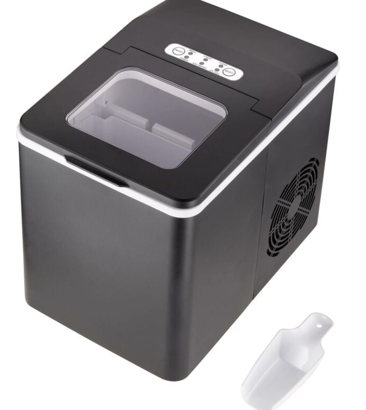 EUHOMY Nugget Ice Maker Countertop, Ready in 8 Mins, Self-Cleaning, 34lbs/24H Portable Ice Maker Machine with Ice Scoop & Basket, Sonic Ice Makers with Chewable Pellet Ice for Home/Party/RV/Camping