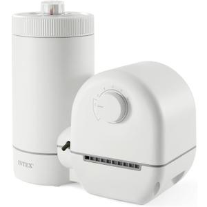 INTEX 26635EG C1500 Cartridge Filter Pump for Above Ground Pools: 1500 GPH Pump Flow Rate  Improved Circulation and Filtration  Easy Installation  Improved Water Clarity  Easy-to-Clean (1,500 Gallons Per Hour)
