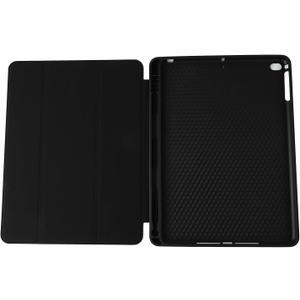 Tablet Case, Black Soft TPU Air Sac Protective Cover with Pencil Holder Magnetic Fixation Case for iOS Tablet 9.7 Inch 5th 6th