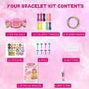 Dupamind Friendship Bracelet Making Kit for Girls 8-12, DIY Arts & Crafts for Kids Ages 8-12, Jewelry Bracelet Maker Craft Kit, Creative Toy Set for Girls, Birthday Gifts for 8, 9, 10, 11 12 Years Old