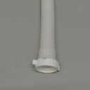 EZ-FLO 1-1/2 Inch x 12 Inch Flexible Extension Tube with Slip-Joint Nut and Washer, White Polypropylene, 35317