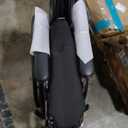 Medline Comfortable Folding Wheelchair with Swing-Back, Desk-Length Arms and Elevating Footrests, 16W x 16D Seat