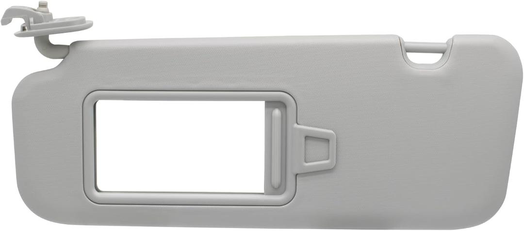 Driver Left Sun Visor Compatible with Hyundai Elantra 2017-2020 Without Sunroof Replaces# 85210-F2100-TTX Color Gray