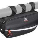 KEMIMOTO UTV Roll Cage Storage Bag Universal 1680D Grab Handle Storage Bag Dimensions 11" x 5" Side by Side Accessories Compatible with UTV, ATV, Golf Cart, Bike, Off-road Vehicle (Black)