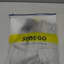 SEVEGO Men's 32"/34"/36"/38" Tall Inseam Lightweight Cotton Joggers Extra Long Sweatpants Athletic with Zipper Pockets (Large)