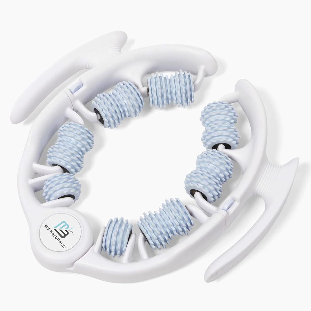 Anti Cellulite Roller & Lymphatic Drainage Massager | Fascia Blaster for Contoured & Smoother Skin | Tool for Sore Arms, Legs, Stomach & Buttocks by M3 Multicolor