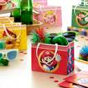 Hallmark Nintendo 4" Mini Gift Bags (Mario, Luigi, Princess, Bowser) Tiny Bags for Party Favors, Gift Cards, Classroom Treats