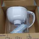 Brita Large Water Filter Pitcher for Tap and Drinking Water, Includes 1 Standard Filter, BPA-Free, Lasts Two Months, 10-Cup Capacity, Bright White