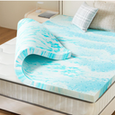 Mattress Topper, Twin Size Cooling Memory Foam Bed Toppers, 2 Inch Soft Mattress Pads for Sleeper Sofa, RV, Camper, CertiPUR-US Certified