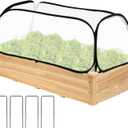 ANGAR Garden Covers for Raised Beds, Garden Row Plants Cover Accelerator, Freeze Protection Greenhouse Cover for Raised Garden Beds Protecting Seedlings Fruits Vegetable Rows