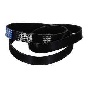 uxcell 525J10 PJ V-Ribbed Belt 10 Ribs 52.5" Length x 0.92" Width x 0.14" Height, EPDM Rubber Poly V Belt, Multi Wedge Micro V Belt