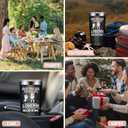 SpenMeta Step Mom Gifts - Bonus Mom Christmas Gift from Son, Daughter - 20oz Funny StepMom Mothers Day Tumbler Cup (StepMom Glitter Charcoal)