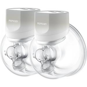 Momcozy Breast Pump Smart Display, 24mm, 2 Pack, Light Grey