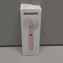 Bearwind Portable Handheld Mini Fan: 2 in 1 Rechargeable Hand Held Fan with Backup Power & Digital Display - Summer Essentials for Travel, Concerts, Makeup, Lash - Gifts for Women, Girls (Pink)