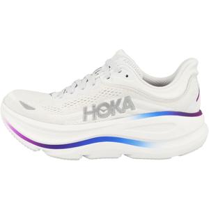 HOKA Women's Bondi 9 Sneaker (8, Cosmic Grey/White)