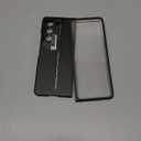 Strong Magnetic for Samsung Galaxy Z Fold 6 Case with MagSafe [Military Grade Drop Tested] [Anti-Fingerprint] [Translucent Matte] Silicone Bumper for Samsung Fold 6 Case 2024 7.6, Black