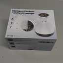 Lymphatic Drainage Massager & Anti Cellulite Massage Tool, Helps Reduce Stretch Marks & Cellulite, for Legs, Arms & Belly, Body Sculpting Machine with Microcurrent & Red-Light & Heat & Vibration (White)