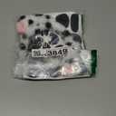 Halloween Dalmatian Costume Set Puppy Dog Ear Headband and Tail Velvet Choker Stickers for 100 Days of School Dress Up, Style 1