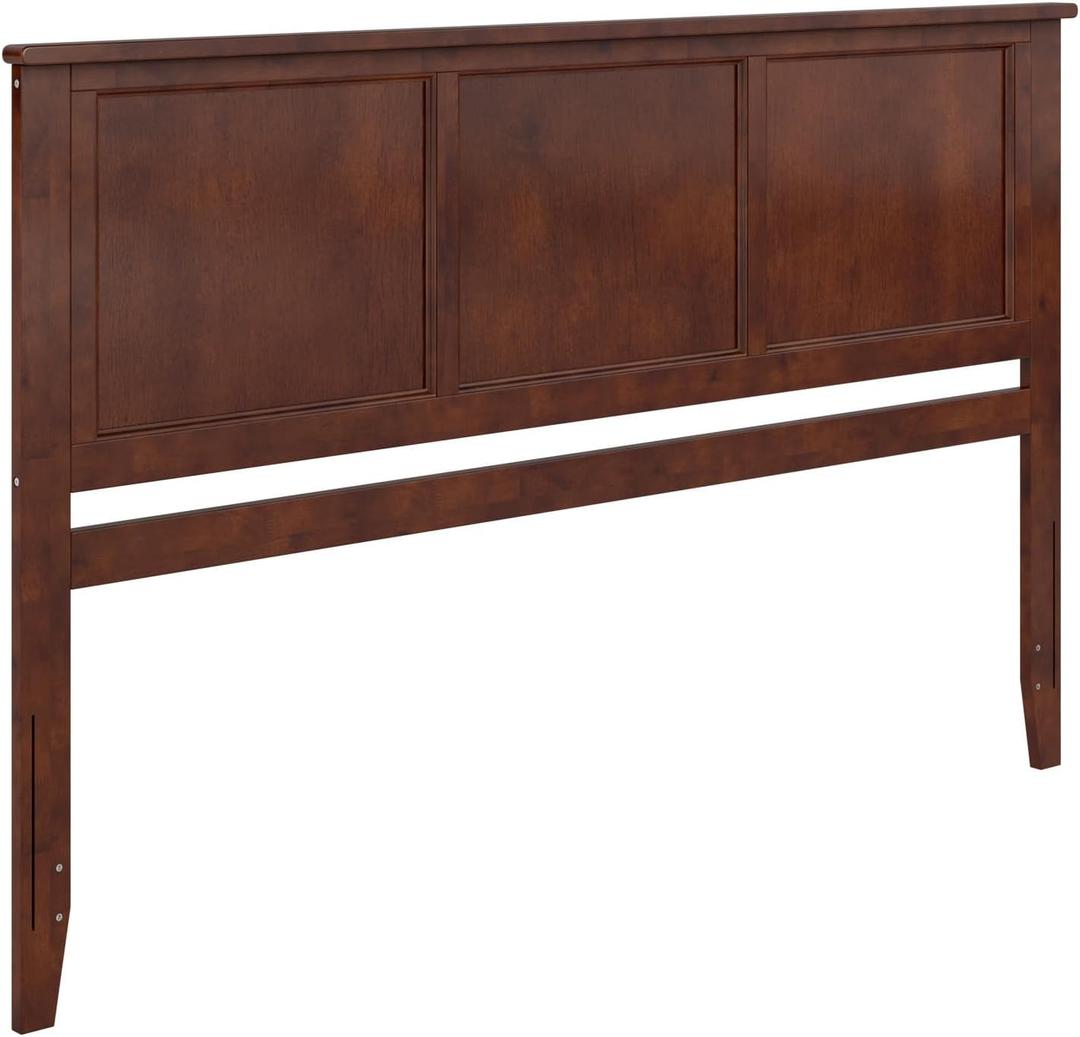 AFI, Madison King Solid Wood Panel Headboard, Walnut