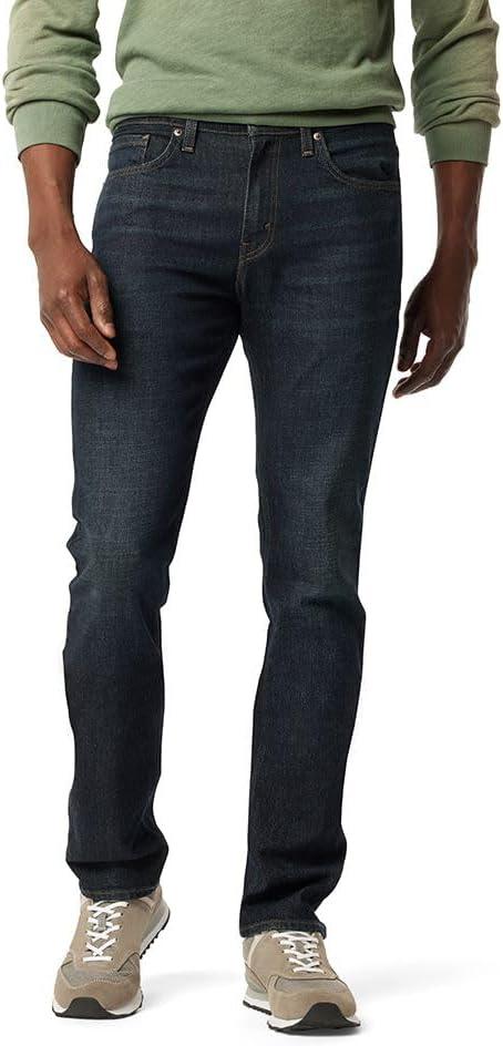 Levi Strauss Signature Gold Men's Slim Fit Jeans (31W x 30L, Deep River)