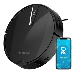 Robot Vacuum Cleaner with 3000Pa Cyclone Suction, APP/Voice/Remote Control, Automatic Self-Charging Robotic Vacuum, Scheduled Cleaning, Ideal for Pet Hair, Hard Floor, Low Carpet