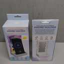 2 x Wavy Led Light & Mirror Phone Holder 
