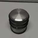 Sumnacon Heavy Duty Floor Door Stopper No Drill, Durability Stainless Steel Door Stops with Anti-Skid Rubber - Contemporary Decorative Safety Door Wedge for Home Office Commercial Industrial, 3X3.1Inch