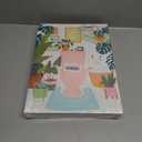 3Pcs Pink Bathtub Plant Canvas Wall Art Maximalist Botanical Bathroom Posters Prints Paintins Pink toilet bathtub sink Wall Decor Pictures for Washroom Artwork Home Decoration Unframed