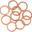 9 x Copper Washer 14 x 18 x 1.5 mm Flat Gasket for Car 