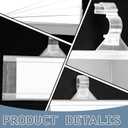 100 Pieces Plastic Wire Shelf Label Holders, Reusable Price Label Holder with locks, Label Display Holder for Retail Supermarket Department Store(3'' x 1.4'')