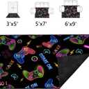 Gaming Rug for Room,5'x7' Cool Gamer Rugs with Non-Slip Backing,Game Room Carpet for Bedroom and Livingroom Decor